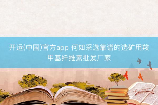 开运(中国)官方app 何如采选靠谱的选矿用羧甲基纤维素批发厂家